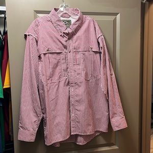 Long sleeve drake plaid shirt